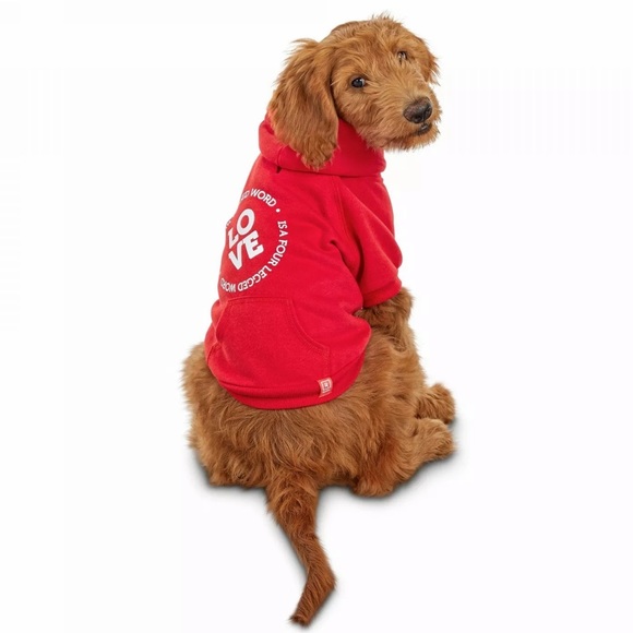 Reddy Other - Reddy Love is a 4 legged Word Hoodie xs